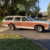 1978 Pontiac Grand Safari 6.6 Wagon White Grand Safari