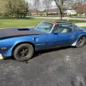 1978 Pontiac Trans Am 400 6.6 Auto Martinique Blue T-tops