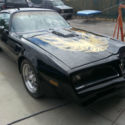 1978 Pontiac Trans am  400 automatic black and gold 2 dr hard top lots new