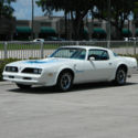 1978 PONTIAC TRANS AM WHITE BLUE BLUE BIRD 4 SPEED FACTORY A/C PS PB SUPER CLEAN