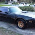 1978 Trans Am Black Bandit Pontiac running project car w/ snowflake wheels