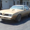 1978 Trans Am Solar Gold, T-Tops, 4-Spd, 400 engine.  Complete, Numbers Matching