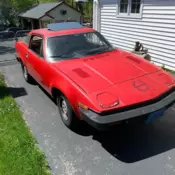 1978 Triumph TR 7 Sportscar Red