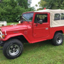 1978 Very Rare Toyota LandCruiser BJ43 Convertible. Formerly a Fire Dept truck.