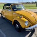 1978 Volkswagen Beetle Convertible Yellow RWD Manual Karmann