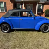 1978 Volkswagen Super Beetle Convertible Blue