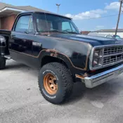 1979 Black Power Wagon Warlock! Great Patina for driver or restoration. V8/
