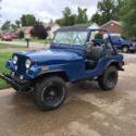 1979 Blue Jeep CJ5 4 Speed 6 Cyl