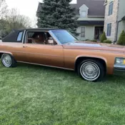 1979 Cadillac DeVille Coupe Orange phaeton