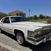 1979 Cadillac DeVille White coupe deville
