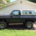 1979 Chevrolet Blazer SUV Black 4WD Manual Cheyenne