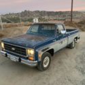 1979 Chevrolet C-10 Pickup Blue RWD Automatic Silverado