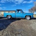 1979 Chevrolet C10 Pickup Blue RWD Manual custom delux