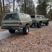 1979 Chevrolet Suburban Green 4WD Manual K2500