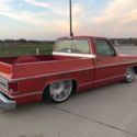 1979 Chevy SWB C10 chopping block 4 link air ride us mags killer patina