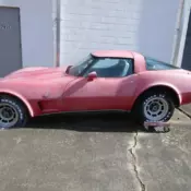 1979 CORVETTE SPORT COUPE PROJECT CAR NOT RUNNING SOLID BODY AND FRAME