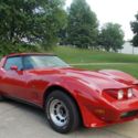 1979 Corvette T-Top Coupe Red L82 Emblems #s Match Runs Strong New Paint