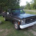 1979 CUSTOM DELUXE CHEVROLET TRUCK  36,880 MILES / COLOR IS BLACK