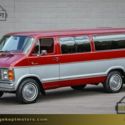 1979 Dodge B200  Red/Silver Van 360/2BBL 70985 Miles