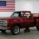 1979 Dodge D100  5672 Miles Burgundy Pickup Truck 318ci V8 4 Speed Manual