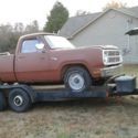 1979 Dodge D100 parts truck shortbed