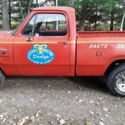 1979 Dodge D100  Red Pickup Truck Cummins Diesel Automatic