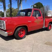 1979 Dodge D150 Pickup Red lil red express