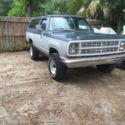 1979 Dodge Ramcharger SE Removable Top