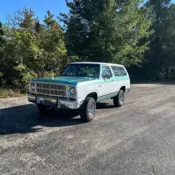 1979 Dodge Ramcharger SUV Green SE