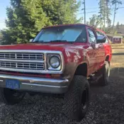 1979 Dodge Ramcharger SUV Red RamCharger