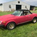 1979 Fiat 2000 Spider convertible no reserve