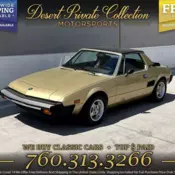 1979 Fiat X1/9 for sale!