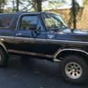 1979 Ford Bronco Ranger XLT 2 Door in Black, Automatic, 4WD, Very Original