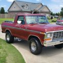 1979 Ford Bronco SUV Red 4WD Manual XLT