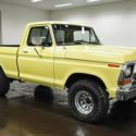 1979 Ford F100  5036 Miles Yellow Truck 400ci Small Block V8 4 Speed Manual
