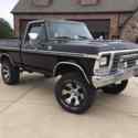 1979 Ford F150 Pickup Black 4WD Automatic XLT