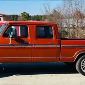 1979 Ford F250 Pickup Orange RWD Automatic shell