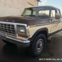 1979 FORD F250 RANGER XLT SUPER CAB UNRESTORED, FACTORY AC, 460 V8 AUTOMATIC