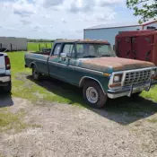 1979 Ford F250 Ranger XLT Supercab 7.5 Liter 460 CI Project Truck