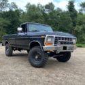 1979 Ford F350 Pickup Black 4WD Automatic Custom