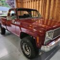 1979 GMC Pickup Pickup Red 4WD Manual Sierra classic k2500