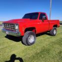 1979 GMC Pickup Red 4WD Manual swb 4x4