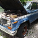 1979 Jeep Cherokee, Blue 2-door automatic, 52000 miles, 2 new tires, factory air