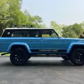 1979 Jeep Cherokee SUV Blue Chief S