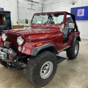 1979 Jeep CJ-5  Red V8 5.7L 110559 Miles