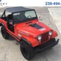 1979 Jeep CJ-7 Renegade 1 Miles Red  4.2L / 258 3 Speed