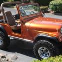 1979 Jeep CJ5 in Corvette Atomic Orange V8 300 hp