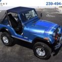 1979 Jeep CJ5 Renegade 1 Miles Blue  V8 Mamual