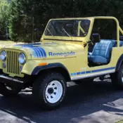 1979 Jeep CJ7 Renegade 69k Miles Saxon Yellow Blue Denim