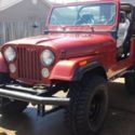 1979 Jeep Cj7 restored with 355 chevy and Th350 transmission